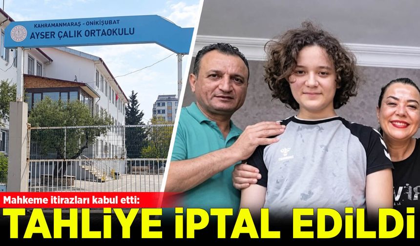 Kahramanmaraş'taki okul saldırısında annenin tahliyesine yapılan itiraz kabul edildi