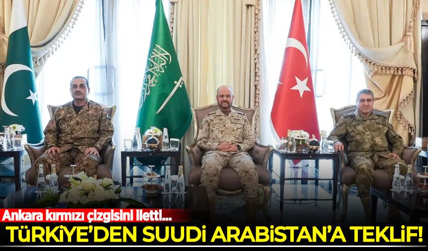 Acil toplantıda Türkiye'den Suudi Arabistan'a teklif!