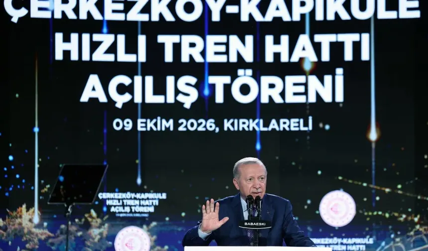 Çerkezköy-Kapıkule Hızlı Tren Hattı Anadolu'nun üretimini Avrupa pazarına bağlayan damar olacak