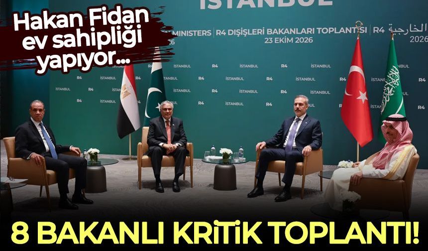 8 bakanlı kritik toplantı İstanbul'da başladı