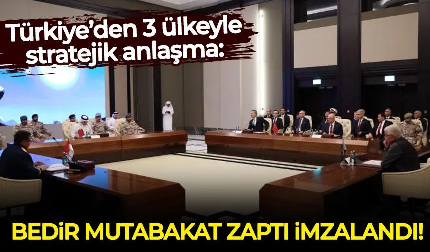 Bedir Mutabakat Zaptı imzalandı!