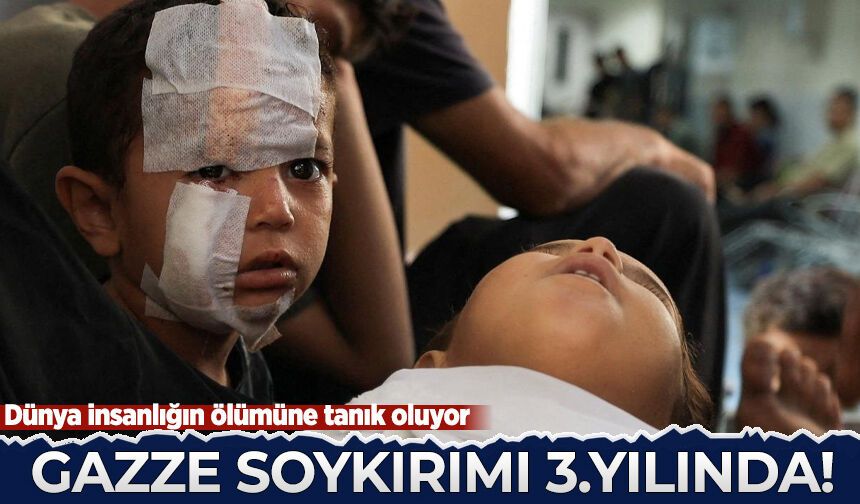 3 yıldır insanlığın gözü önünde Gazze’de soykırım devam ediyor: Dünya sessiz....