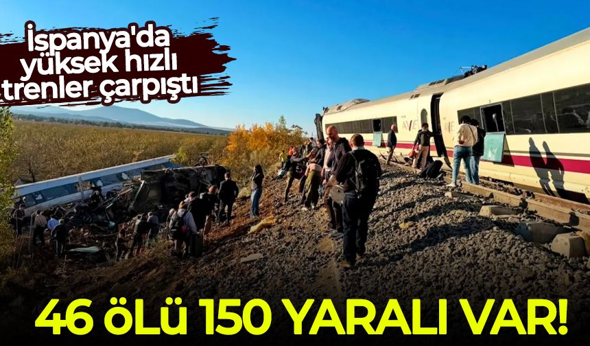 İspanya'da yüksek hızlı trenler çarpıştı: 46 kişi öldü, 150 yaralı var