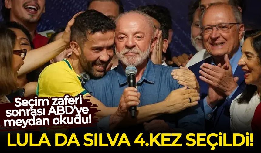 Brezilya'da seçimin kazananı Lula da Silva oldu! Seçim zaferi sonrası ABD'ye meydan okudu!