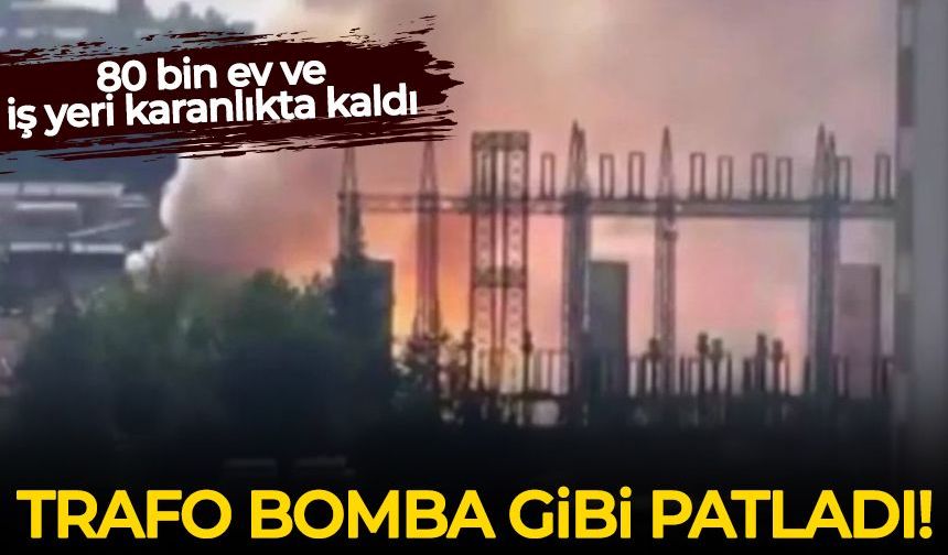 Diyarbakır’da trafo bomba gibi patladı: 80 bin ev ve iş yeri karanlıkta kaldı