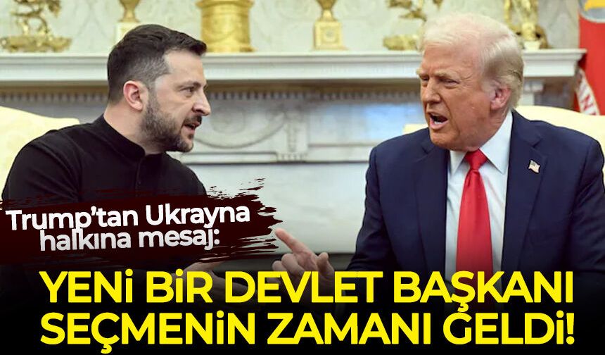 Trump’tan Ukrayna halkına mesaj: Yeni bir devlet başkanı seçmenin zamanı geldi