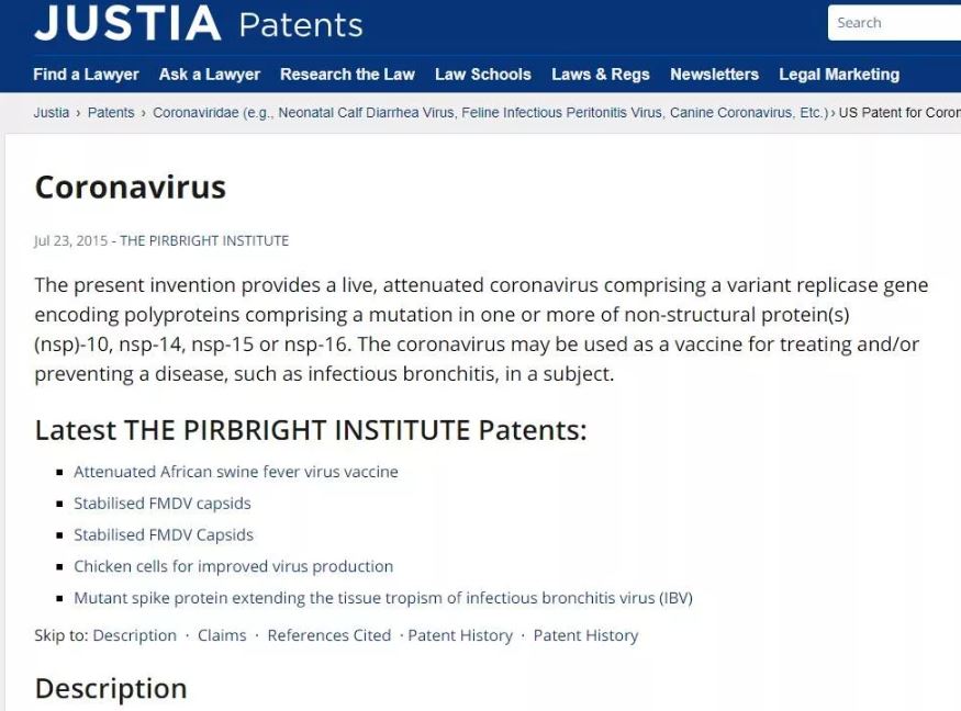 koronavirüs patent-1