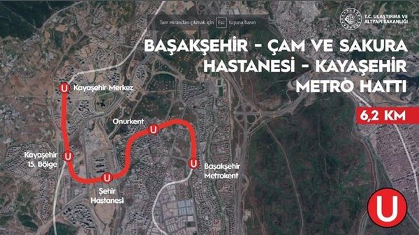 başakşehir kayaşehir metro hattı