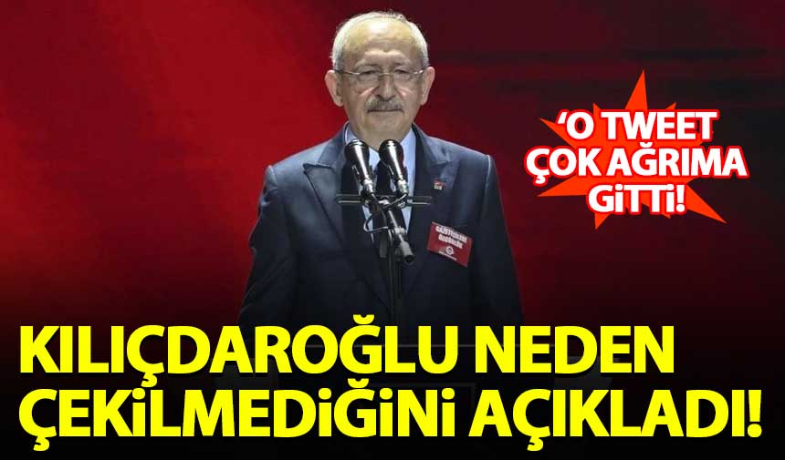 Kılıçdaroğlu Adaylıktan Neden çekilmediğini Açıkladı O Tweet çok Ağrıma Gitti Habervakti 1312