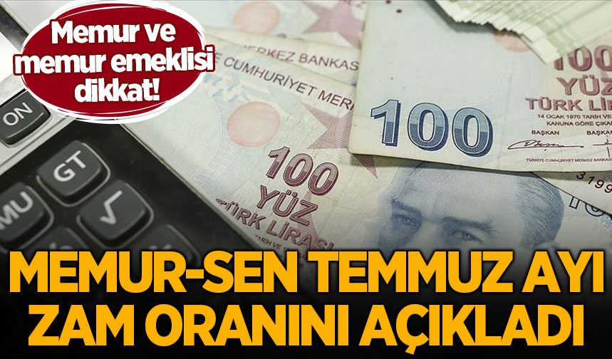 Memur-Sen Açıkladı! Memur Ve Memur Emeklisinin Zam Oranı Ne Kadar ...