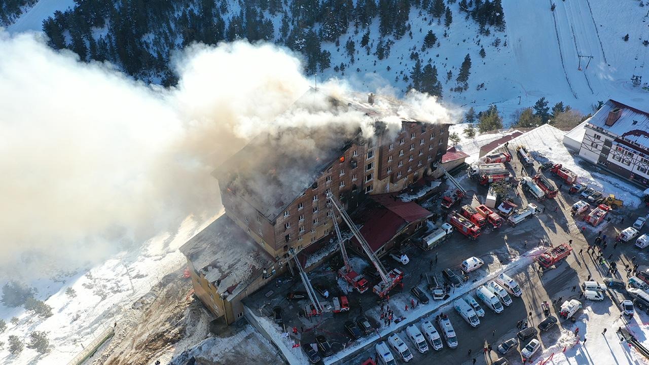 Kartalkaya Otel Yangin Aa 232671