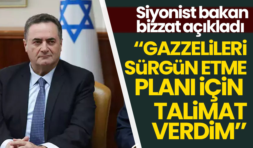 Katz İsrail Sürgün 234234