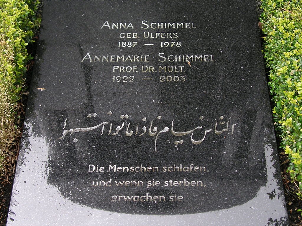 Anna Maria Schimmel Mezar Taşı