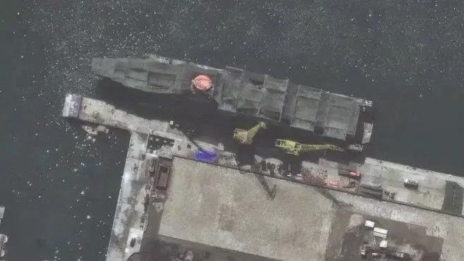 Kuzey Kore Yeni Savaş Gemisi Uydu Görüntüsü