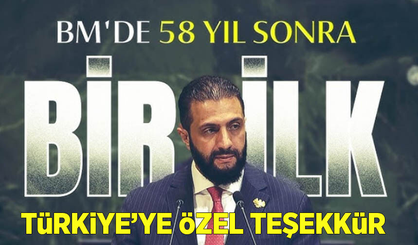 Şara'dan tarihi açıklama! BM'de sürpriz Türkiye mesajı! Tüm dünyaya seslendi