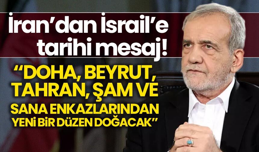 İran'dan İsrail'e: 'Doha, Beyrut, Tahran, Şam ve Sana enkazlarında yeni bir düzen doğacak'