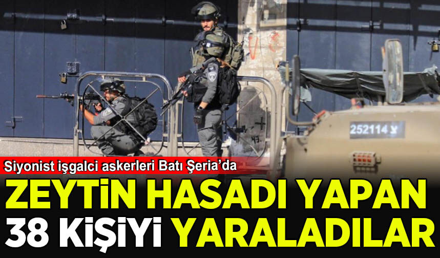 İşgalci İsrail Batı Şeria'da 38 Filistinliyi yaraladı