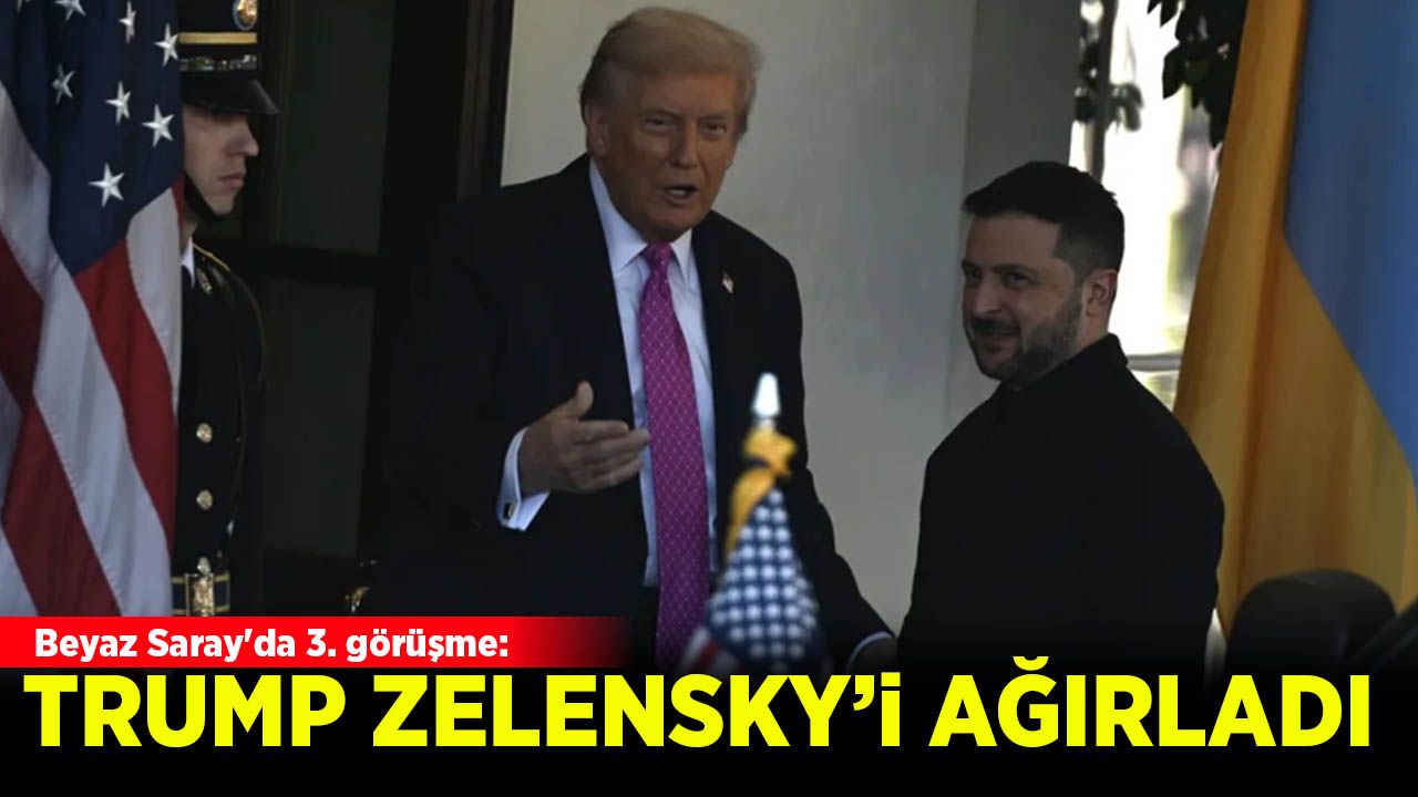 Beyaz Saray'da 3. görüşme: Trump, Zelensky'i ağırladı