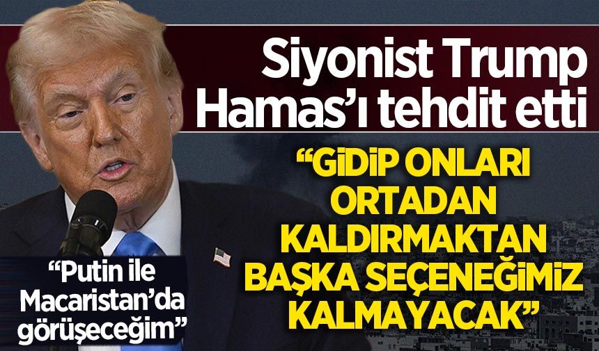 Sarı Şeytan, Hamas'ı tehdit etti; iftiralar attı: Gazze'de insan öldürmeye devam ederseler...