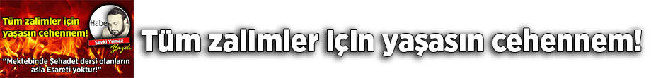 Tüm Zalimler Için Yaşasın Cehennem Banner