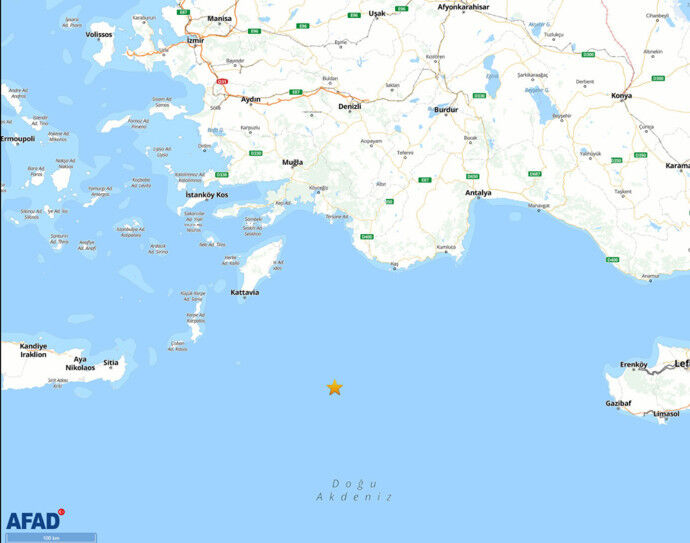 Antalya Kas Deprem