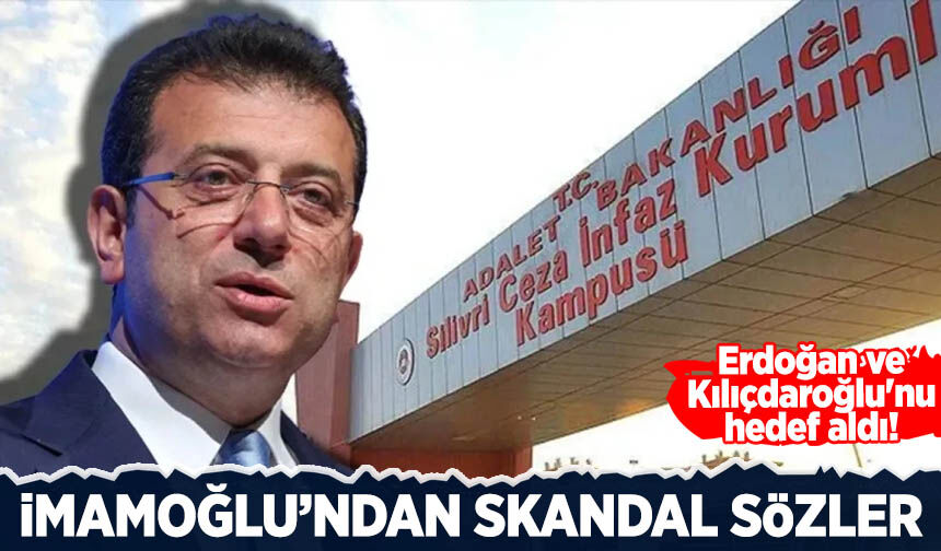 Erdoğan ve Kılıçdaroğlu'nu hedef aldı! İmamoğlu'ndan skandal sözler