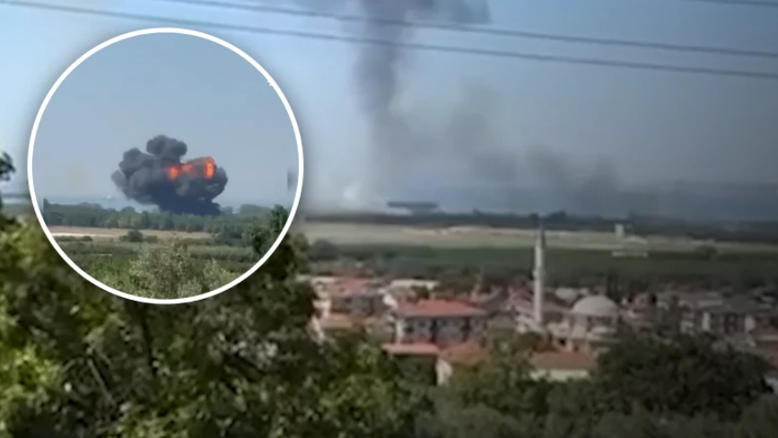 Yalova'da f-16 savaş uçağı eğitim uçuşunda düşttü