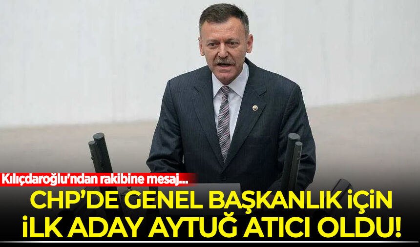 CHP'de genel başkanlık için ilk aday belli oldu!