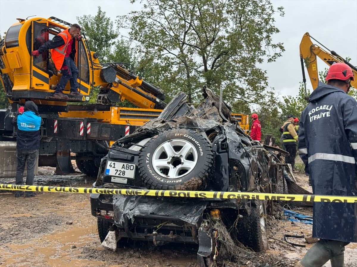Kocaeli'de sağanak sonucu kaybolan kişinin cesedi bulundu