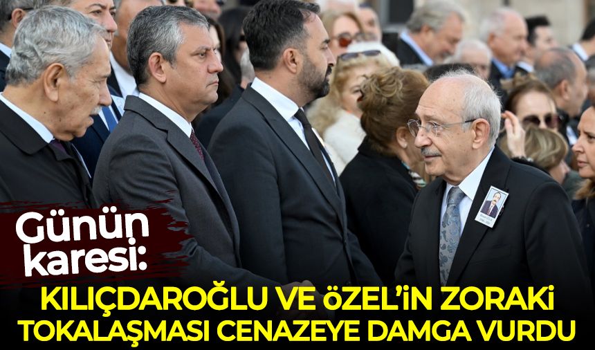 Kılıçdaroğlu ile Özel'in zoraki tokalaşması cenazeye damga vurdu